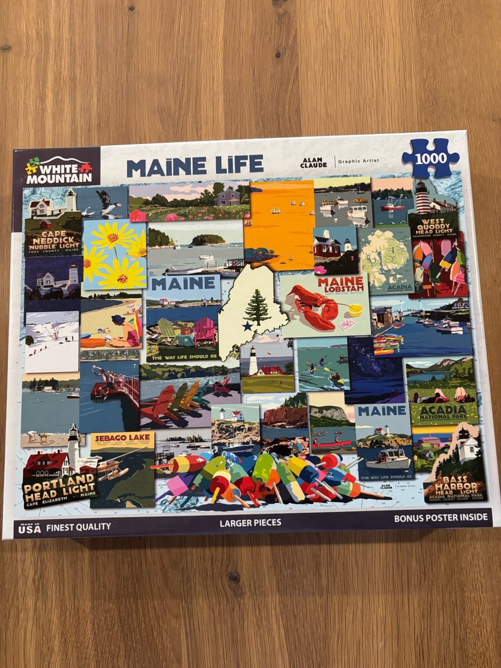 WHITE MOUNTAIN JIGSAW PUZZLE